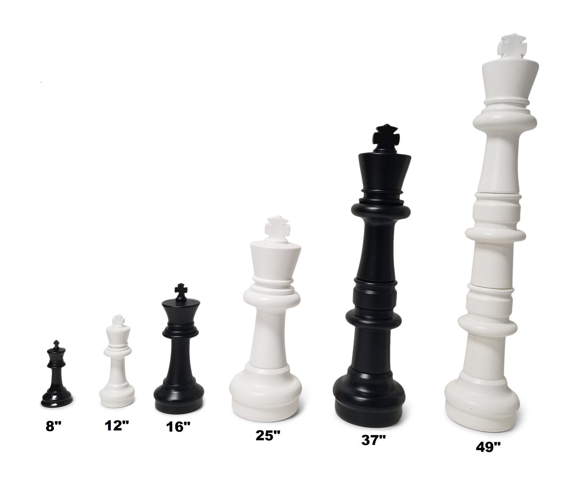 MegaChess Plastic 8 Inch Giant Chess Set |  | GiantChessUSA