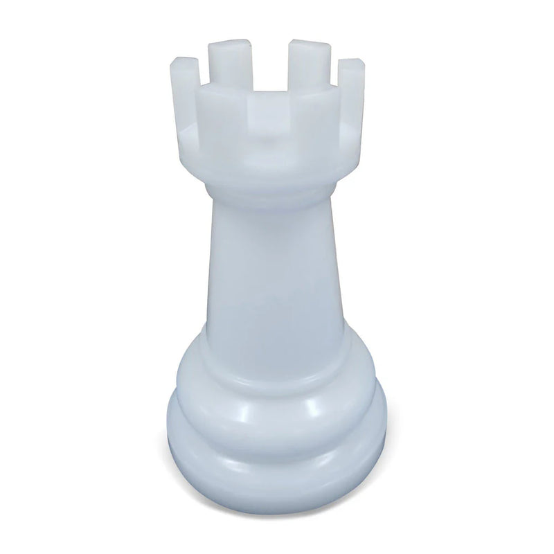 Individual Pieces for The MegaChess 26 Inch Perfect Giant Chess Set | Rook / White | GiantChessUSA