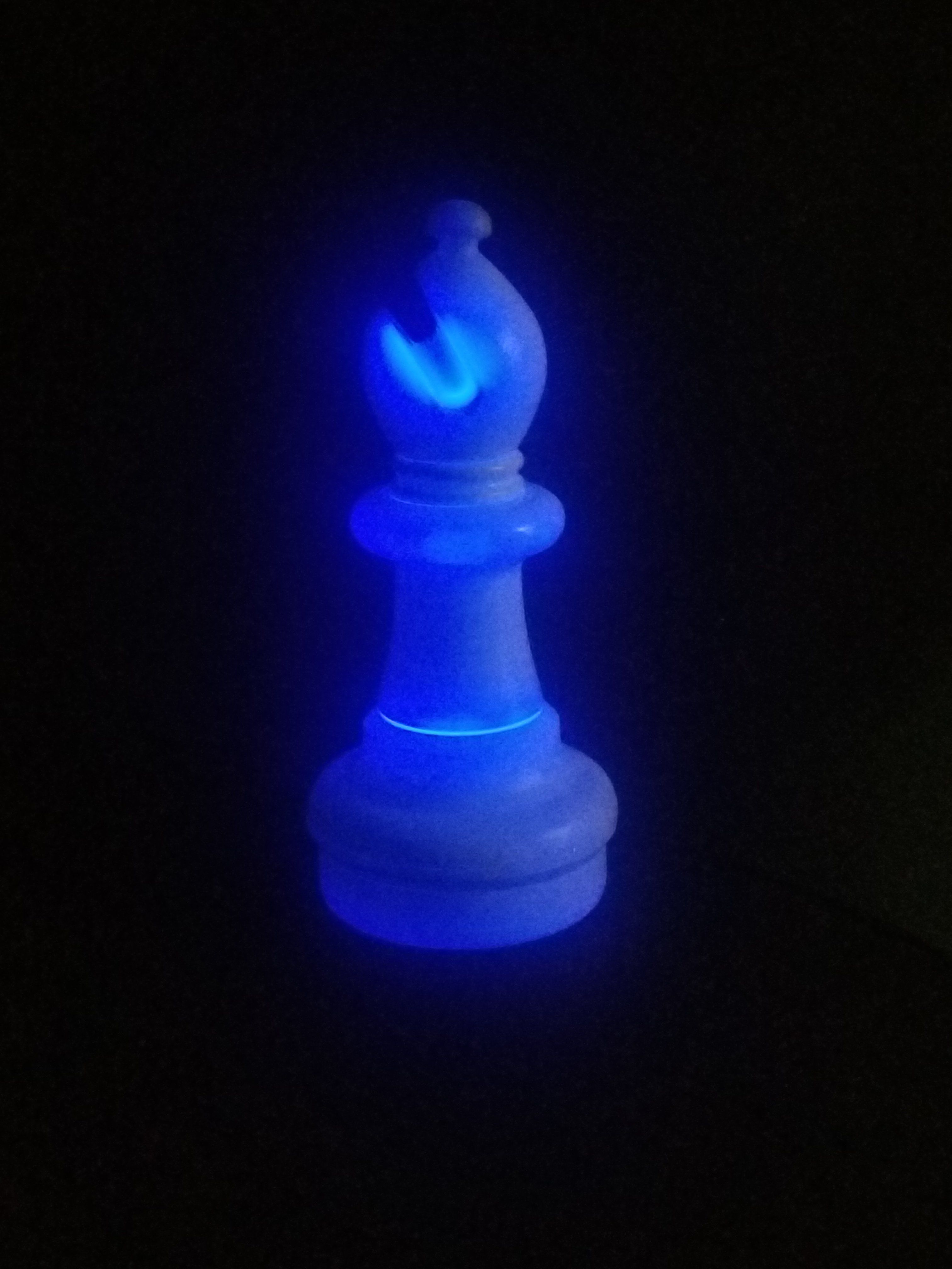 21 Inch LED Bishop Individual Plastic Chess Piece - Illuminates 8 Different Colors | Giant Outdoor Chess | | GiantChessUSA