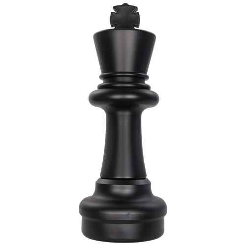 Individual Pieces for The Original MegaChess 25 Inch Plastic Giant Chess Set | King / Black | GiantChessUSA