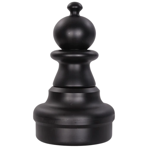 Individual Pieces For The 25 Inch Plastic Giant Chess Set | Giant Outdoor Chess | Pawn / Black | GiantChessUSA