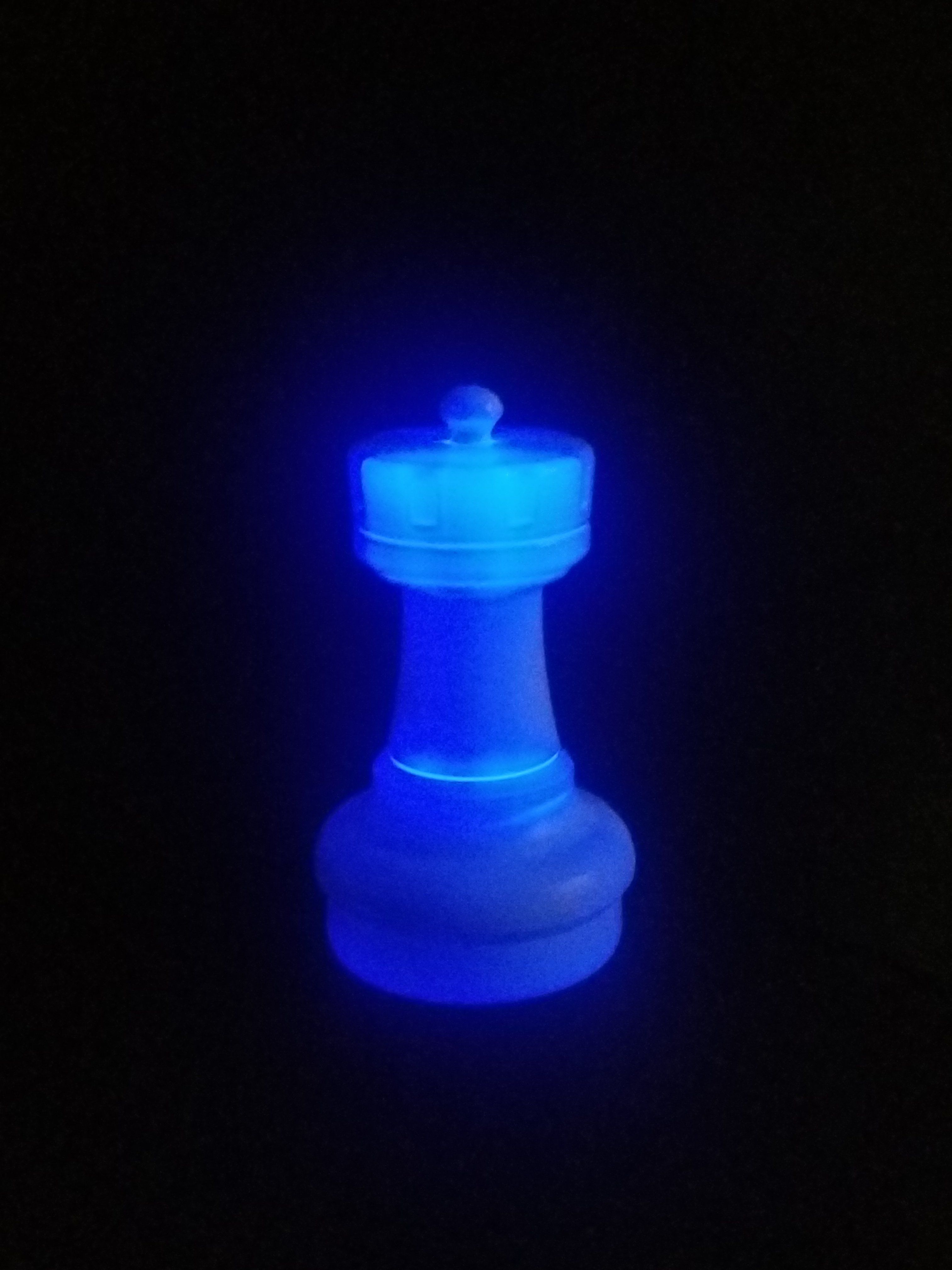 17 Inch LED Rook Individual Plastic Chess Piece - Illuminates 8 Different Colors | Giant Outdoor Chess | | GiantChessUSA