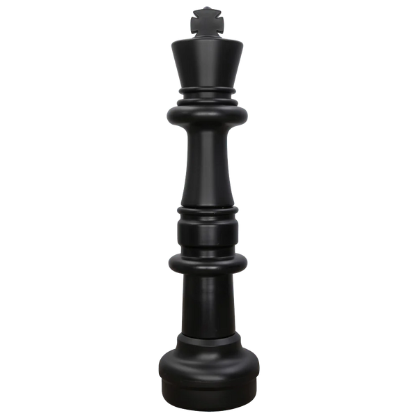 Individual Pieces for The Original MegaChess 37 Inch Plastic Giant Chess Set | King / Black | GiantChessUSA