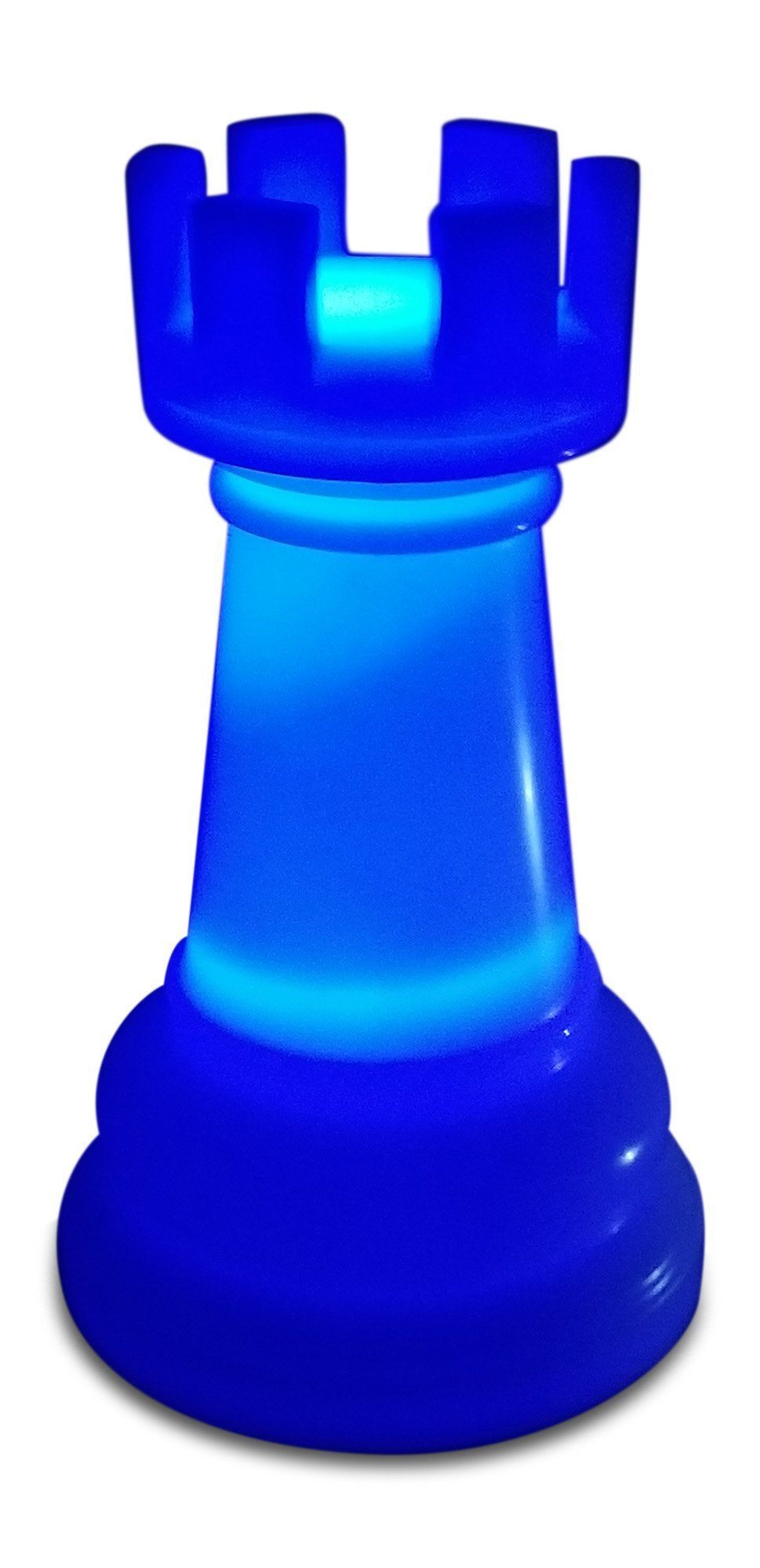 21 Inch Perfect Giant Rook Chess Piece Light-Up Giant Chess Piece - Illuminates 8 Different Colors | Giant Outdoor Chess | | GiantChessUSA