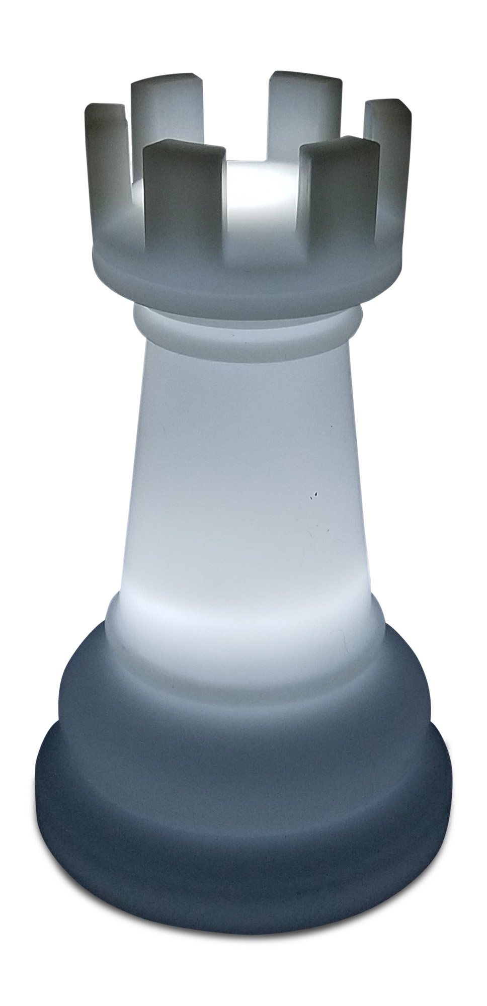 21 Inch Perfect Giant Rook Chess Piece Light-Up Giant Chess Piece - Illuminates 8 Different Colors | Giant Outdoor Chess | | GiantChessUSA