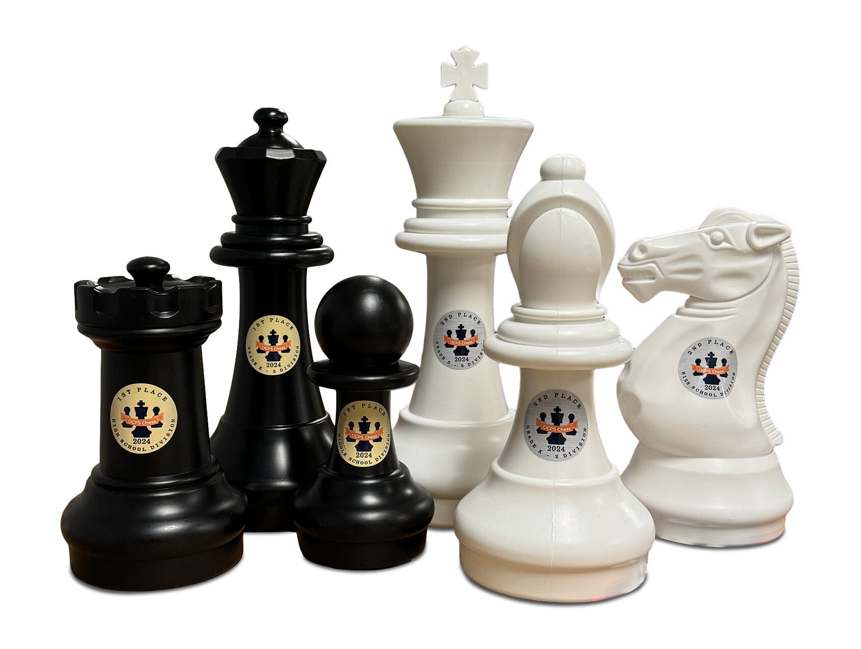 Giant Outdoor Chess Add Your Logo 16 Inch Plastic Giant Chess Set | Giant Outdoor Chess