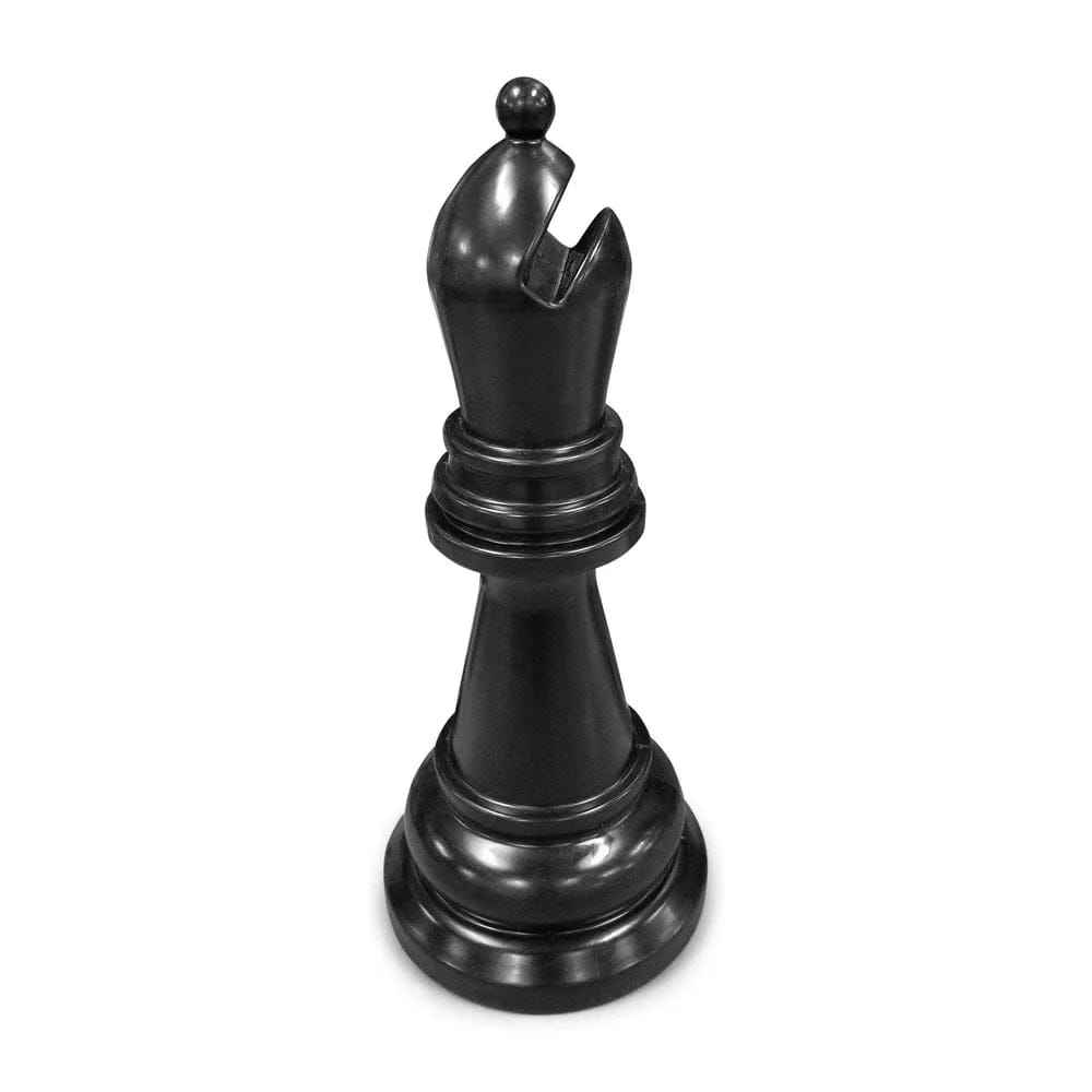 Individual Pieces For The 26 Inch Perfect Giant Chess Set | Giant Outdoor Chess | Bishop / Black | GiantChessUSA