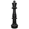 Individual Pieces For The 37 Inch Plastic Giant Chess Set | Giant Outdoor Chess | King / Black | GiantChessUSA