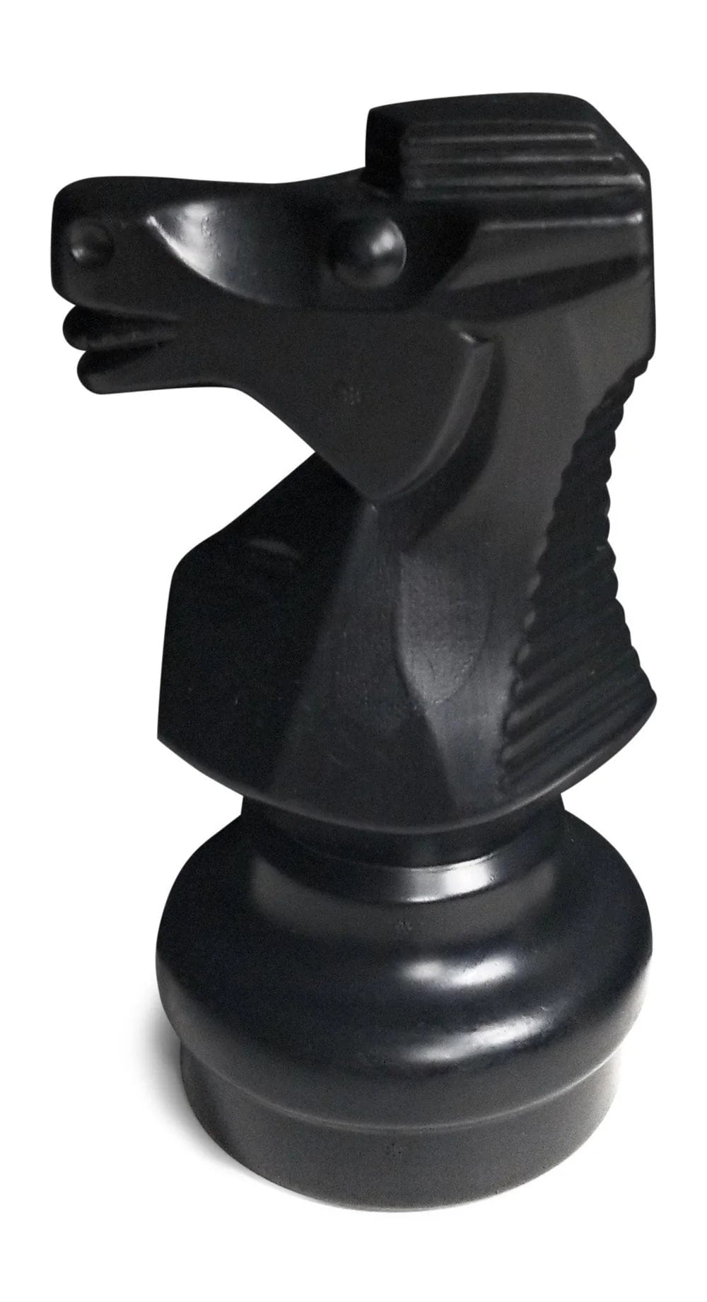 Individual Pieces for The MegaChess 12 Inch Plastic Giant Chess Set | Giant Outdoor Chess | Knight / Black | GiantChessUSA