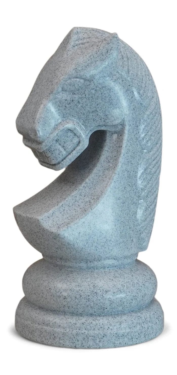 Individual Pieces For The 26 Inch Perfect Giant Chess Set | Giant Outdoor Chess | Knight / Light Gray | GiantChessUSA