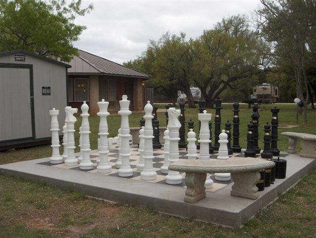 37 Inch Plastic Giant Chess Set | Giant Outdoor Chess | | GiantChessUSA