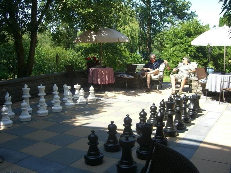 25 Inch Plastic Giant Chess Set | Giant Outdoor Chess | | GiantChessUSA