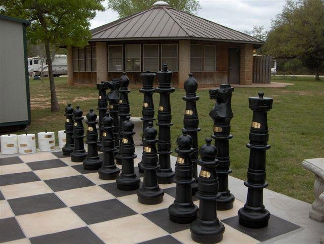 37 Inch Plastic Giant Chess Set | Giant Outdoor Chess | | GiantChessUSA