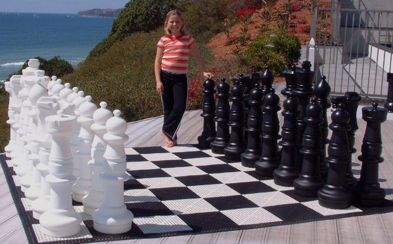 37 Inch Plastic Giant Chess Set | Giant Outdoor Chess | | GiantChessUSA