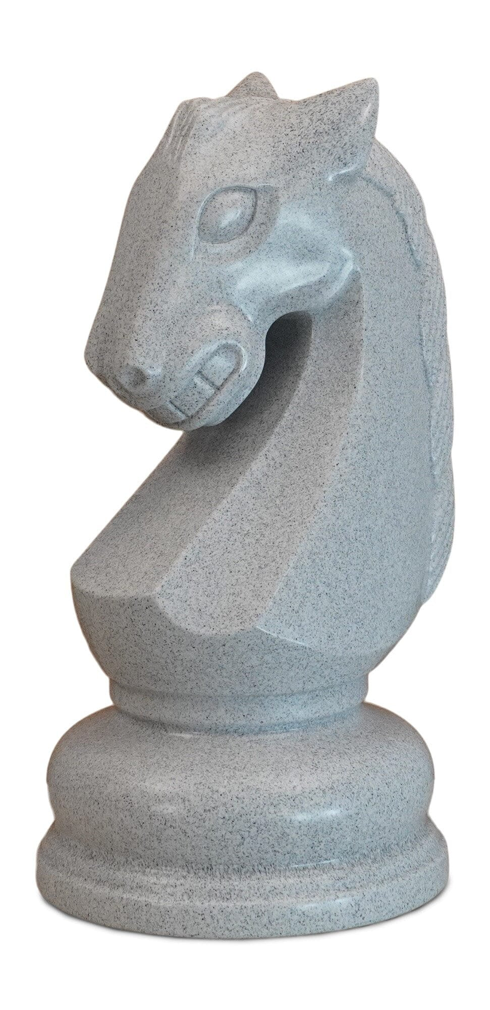 28 Inch Light Gray Perfect Knight Giant Chess Piece | Giant Outdoor Chess | | GiantChessUSA