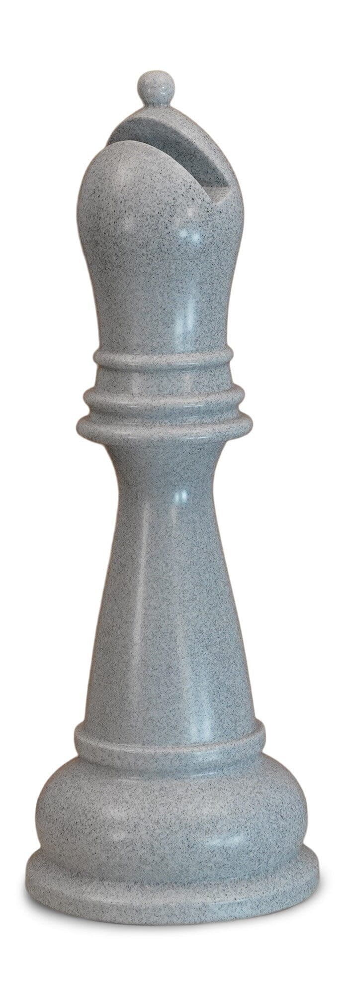 34 Inch Light Gray Perfect Bishop Giant Chess Piece | Giant Outdoor Chess | | GiantChessUSA