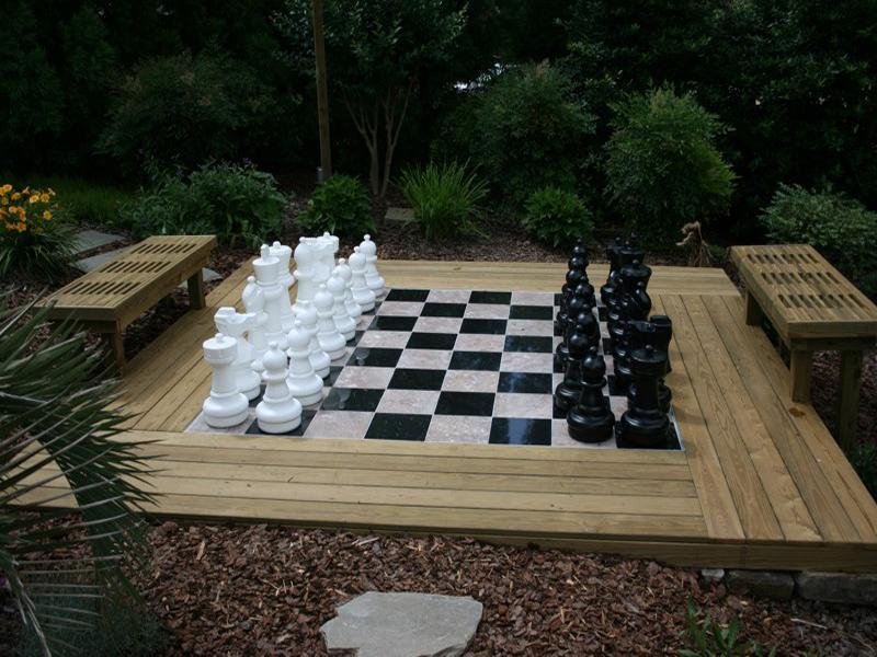 25 Inch Plastic Giant Chess Set | Giant Outdoor Chess | | GiantChessUSA