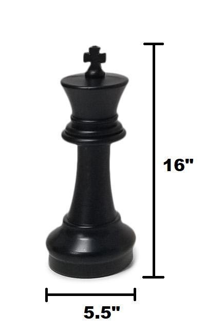 16 Inch Plastic Giant Chess Set | Giant Outdoor Chess | | GiantChessUSA