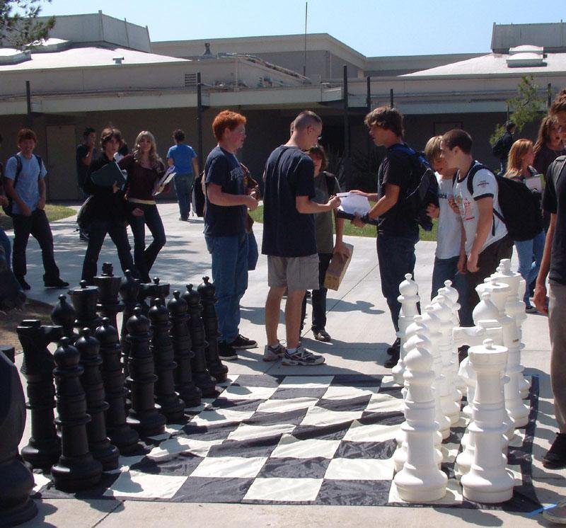 37 Inch Plastic Giant Chess Set | Giant Outdoor Chess | | GiantChessUSA