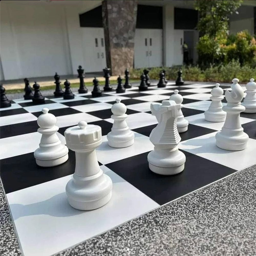 12 Inch Plastic Giant Chess Set | Giant Outdoor Chess | | GiantChessUSA