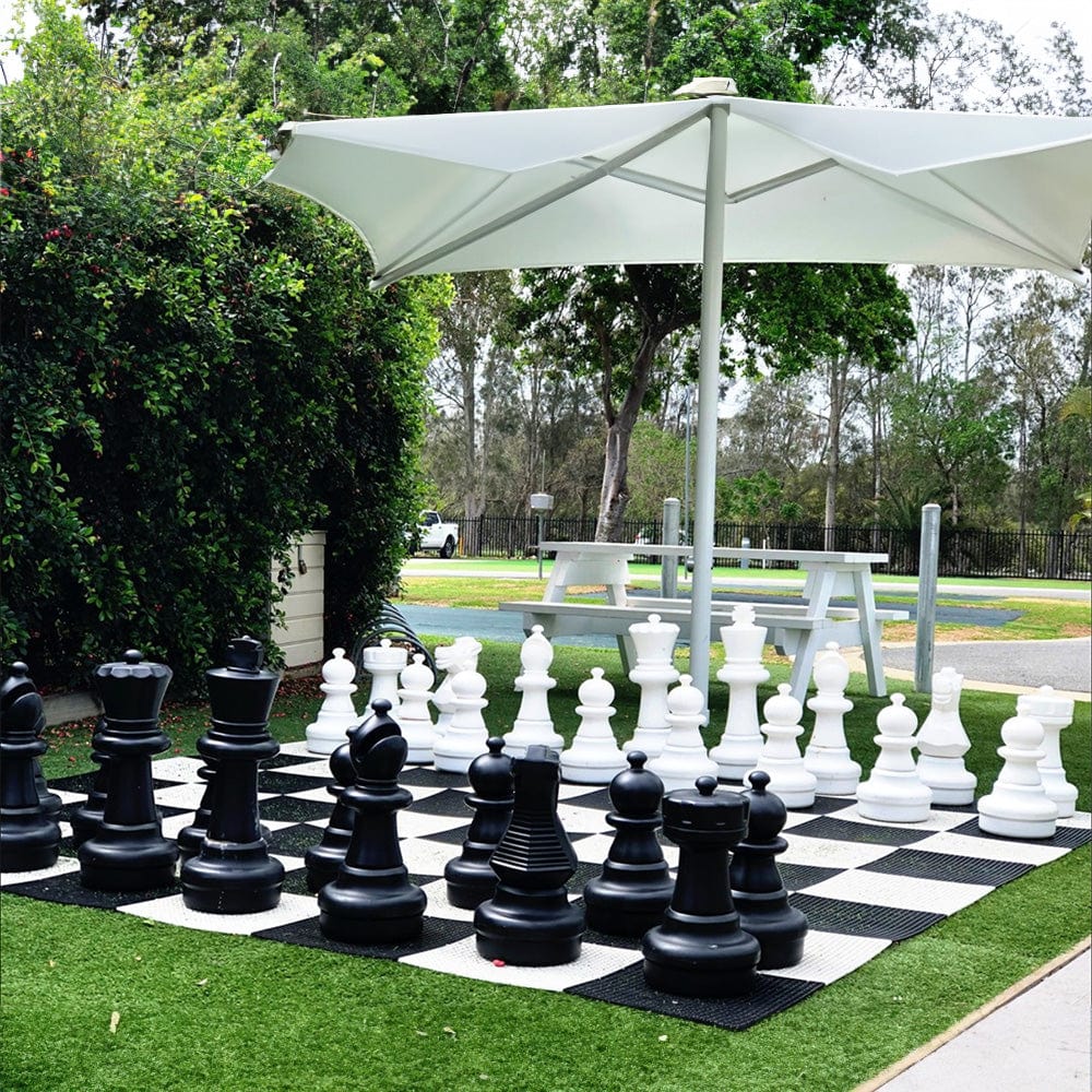 25 Inch Plastic Giant Chess Set | Giant Outdoor Chess | | GiantChessUSA