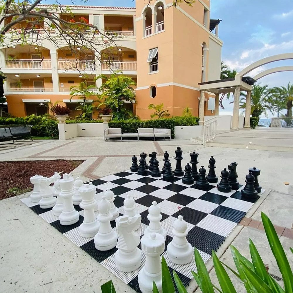 25 Inch Plastic Giant Chess Set | Giant Outdoor Chess | | GiantChessUSA