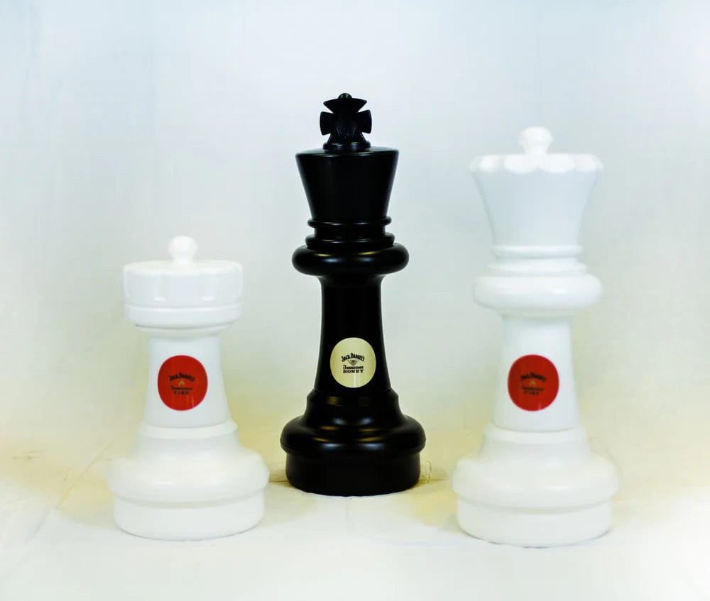 25 Inch Plastic Giant Chess Set | Giant Outdoor Chess | Add Your Logo | GiantChessUSA