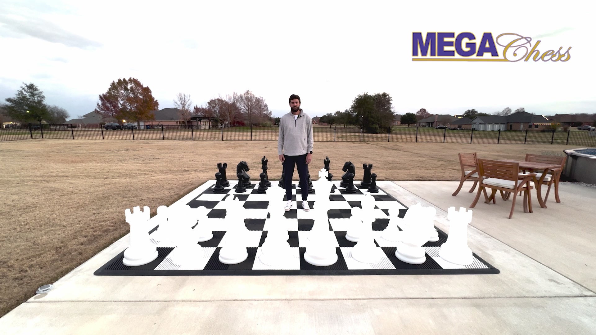 48 Inch Perfect Light-up LED Giant Chess Set | Three Options Available | Giant Outdoor Chess | | GiantChessUSA