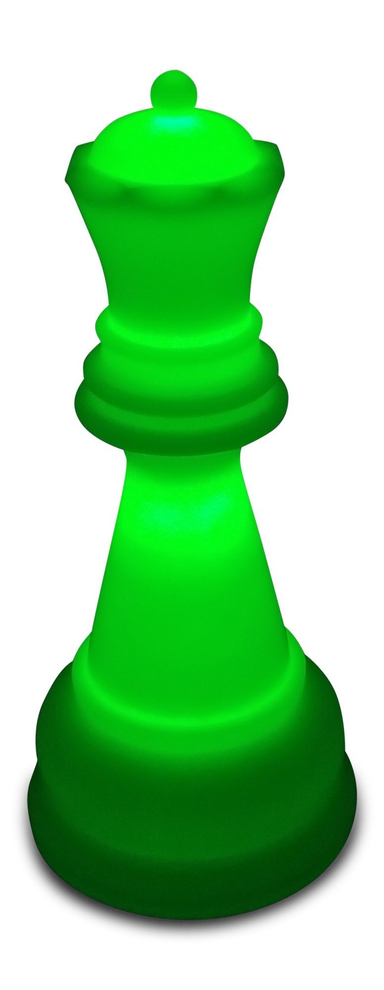 31 Inch Perfect Queen Light-Up Giant Chess Piece - Green | Giant Outdoor Chess | Default Title | GiantChessUSA