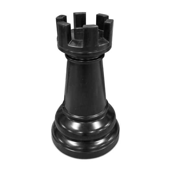 MegaChess 23 Inch Black Premium Plastic Rook Giant Chess Piece | Default Title | GiantChessUSA