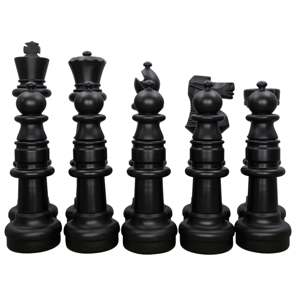 MegaChess 37" Chess Set - Black Side Only |  | GiantChessUSA