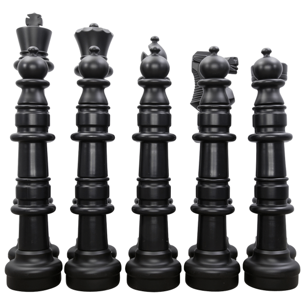 MegaChess 49" Chess Set - Black Side Only |  | GiantChessUSA