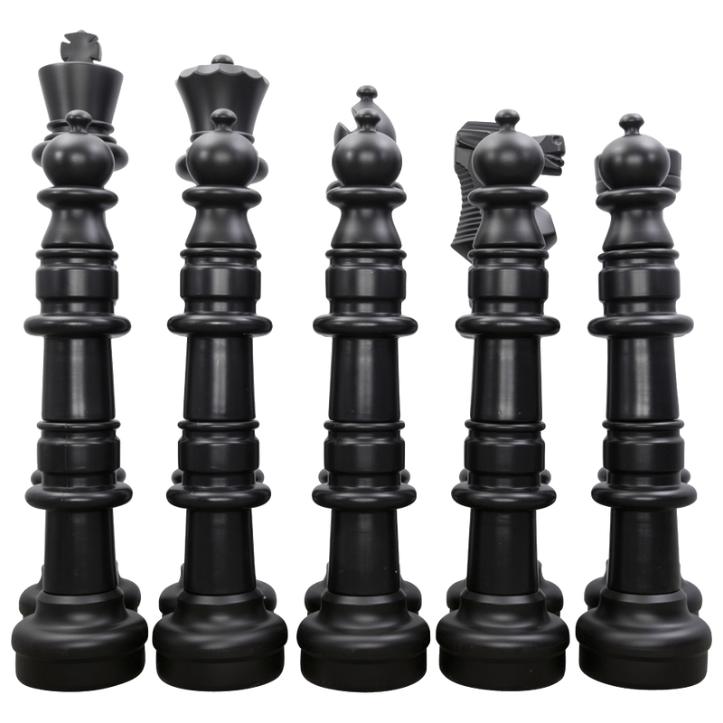 MegaChess 49" Chess Set - Black Side Only |  | GiantChessUSA