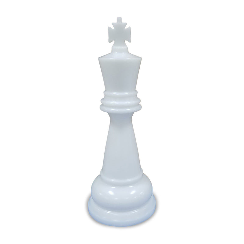 MegaChess 26 Inch White Premium Plastic King Giant Chess Piece |  | GiantChessUSA