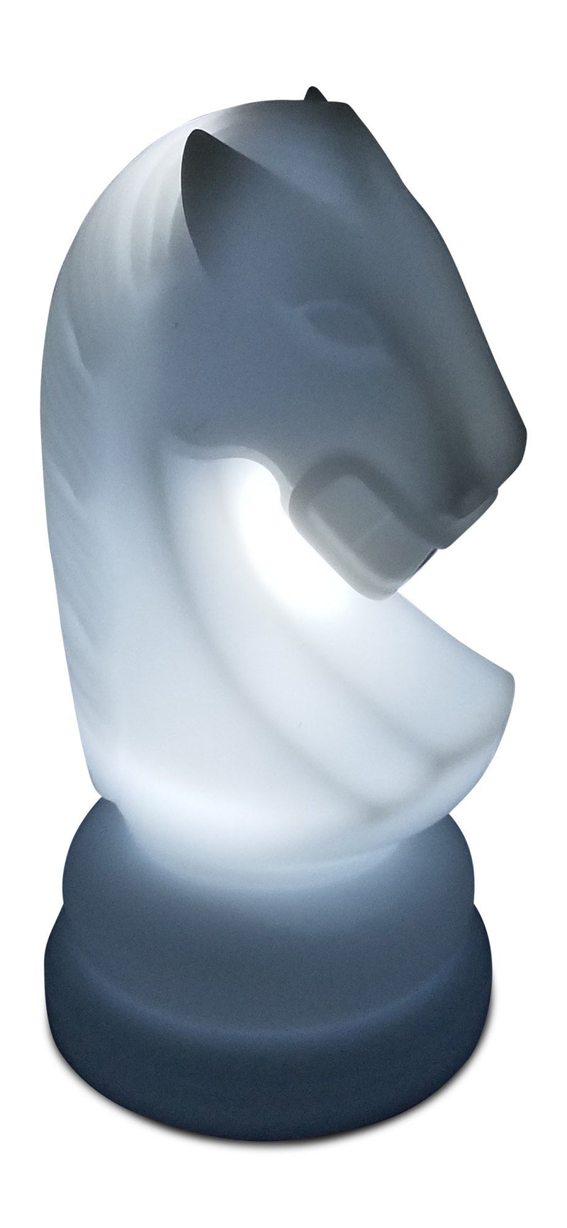 MegaChess 23 Inch Premium Plastic Knight Light-Up Giant Chess Piece - White | Default Title | GiantChessUSA