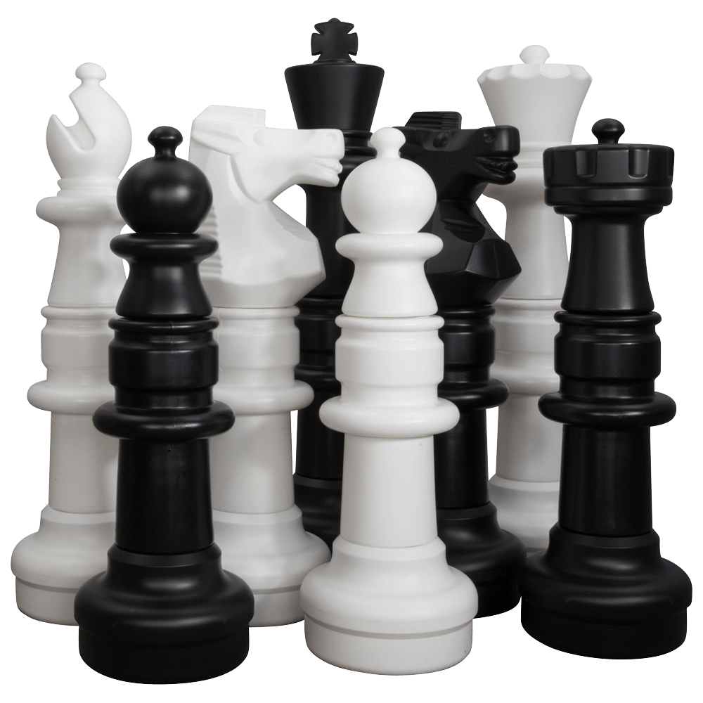 MegaChess 37 Inch Plastic Giant Chess Set with Plastic Board |  | GiantChessUSA