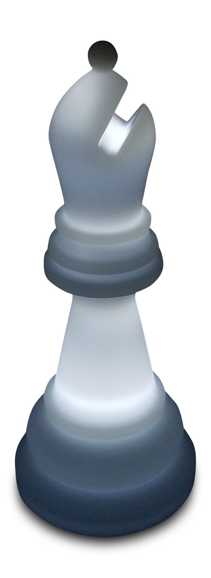 28 Inch Perfect Bishop Light-Up Giant Chess Piece - White | Giant Outdoor Chess | Default Title | GiantChessUSA