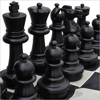 MegaChess 25 Inch Giant Plastic Chess Set with Nylon Mat |  | GiantChessUSA