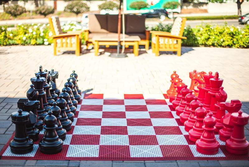 MegaChess Custom 25 Inch Plastic Giant Chess Set |  | GiantChessUSA