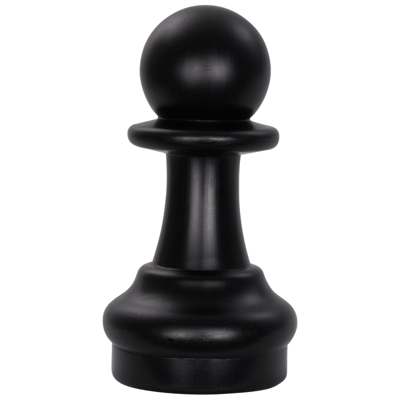 MegaChess 9 Inch Dark Plastic Pawn Giant Chess Piece |  | GiantChessUSA