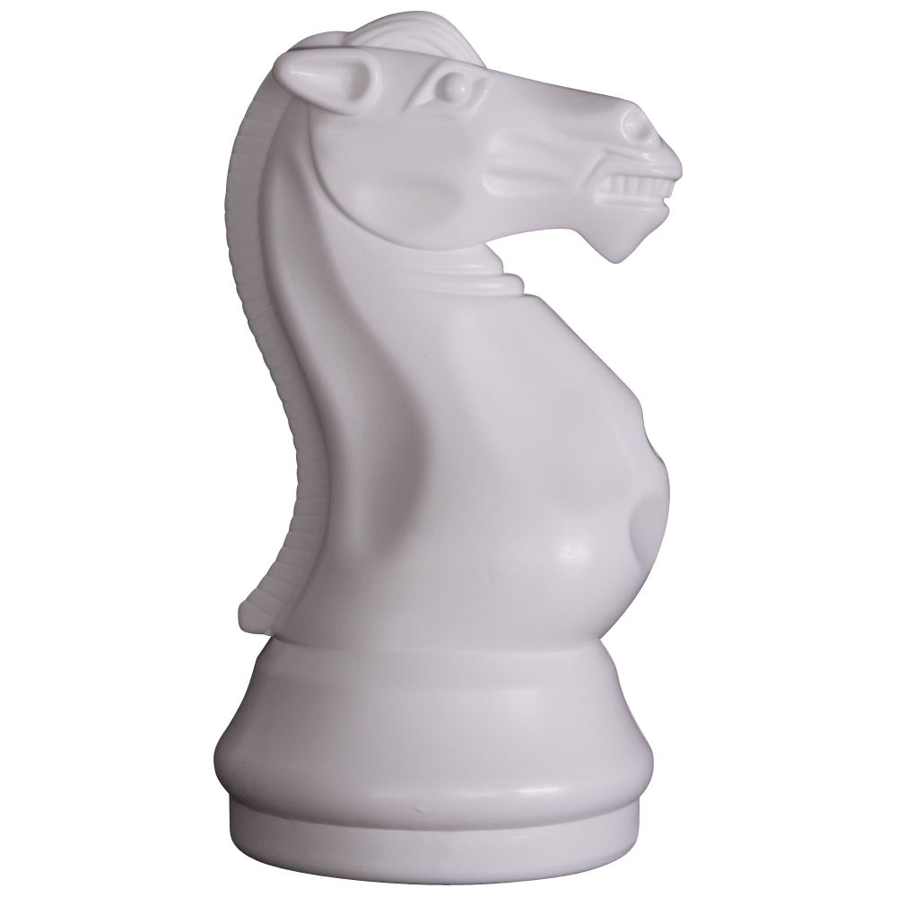 MegaChess 12 Inch Light Plastic Knight Giant Chess Piece |  | GiantChessUSA