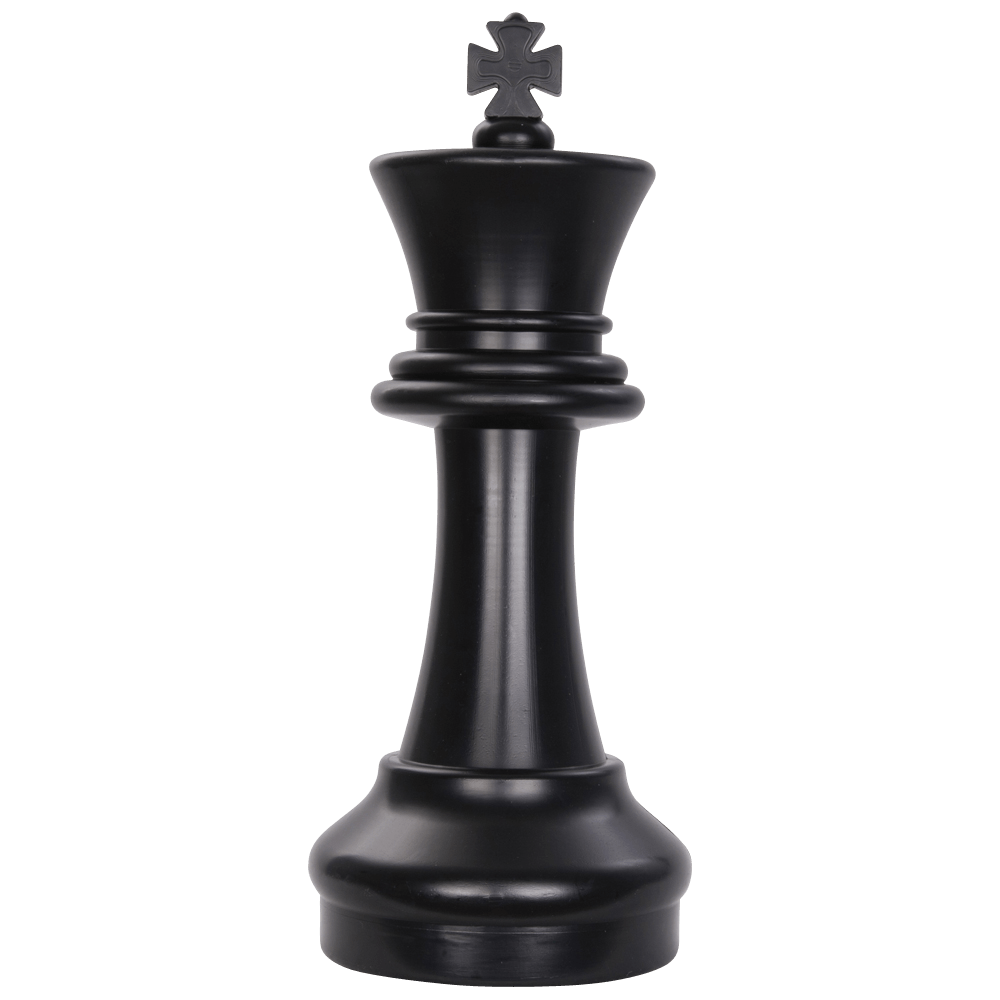 MegaChess 16 Inch Dark Plastic King Giant Chess Piece |  | GiantChessUSA