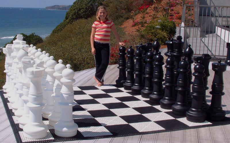 MegaChess 37 Inch Plastic Giant Chess Set | Premium 37" Set | GiantChessUSA