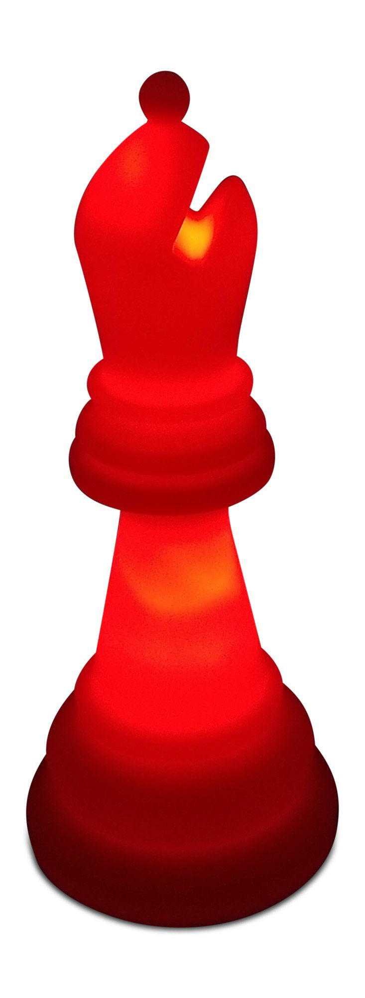 34 Inch Perfect Giant Bishop Chess Piece Light-Up Giant Chess Piece - Illuminates 8 Different Colors | Giant Outdoor Chess | Default Title | GiantChessUSA