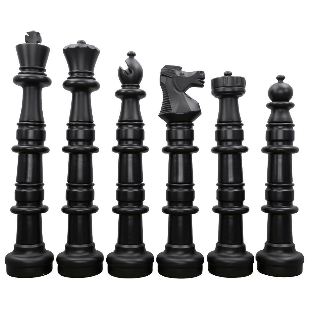 49 Inch Plastic Giant Chess Set with Commercial Grade Roll-up Chessboard | Giant Outdoor Chess | | GiantChessUSA