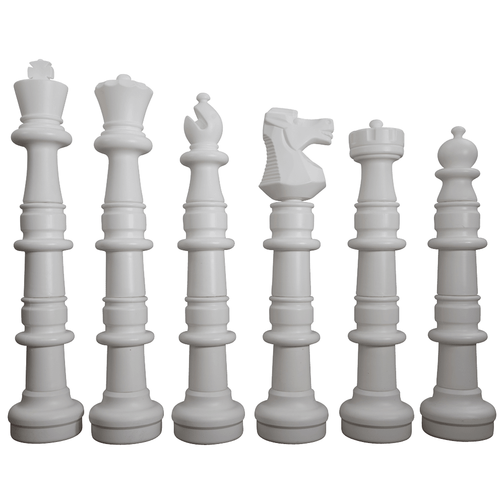 49 Inch Plastic Giant Chess Set with Commercial Grade Roll-up Chessboard | Giant Outdoor Chess | | GiantChessUSA