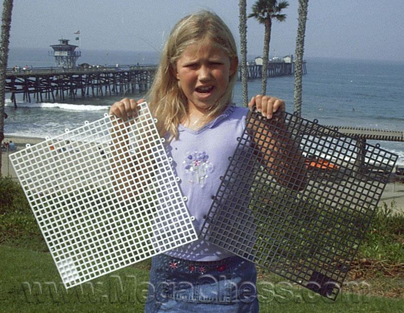 Hard Plastic Giant Chess Board with 15 Inch Squares | Giant Outdoor Chess | | GiantChessUSA