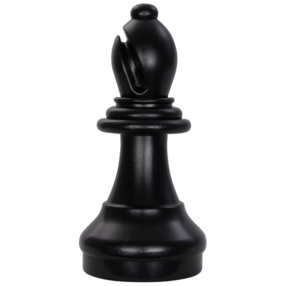 13 Inch Dark Plastic Bishop Giant Chess Piece | Giant Outdoor Chess | | GiantChessUSA