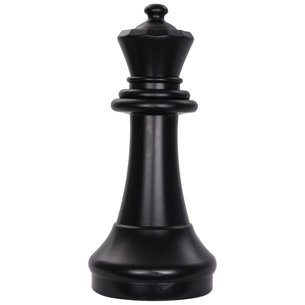 15 Inch Dark Plastic Queen Giant Chess Piece | Giant Outdoor Chess | | GiantChessUSA