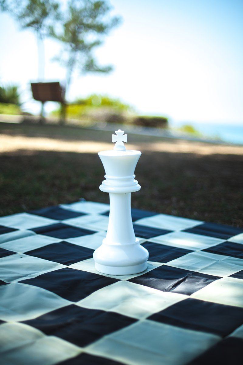 16 Inch Light Plastic King Giant Chess Piece | Giant Outdoor Chess | | GiantChessUSA